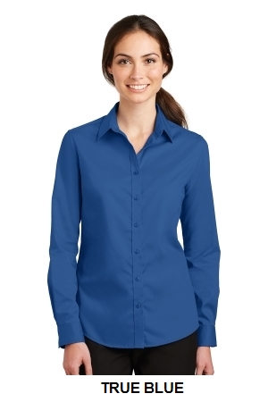 Port Authority Ladies SuperPro Twill Shirt.  PORT A.  L663